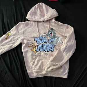 Tom and Jerry Pink Hoodie